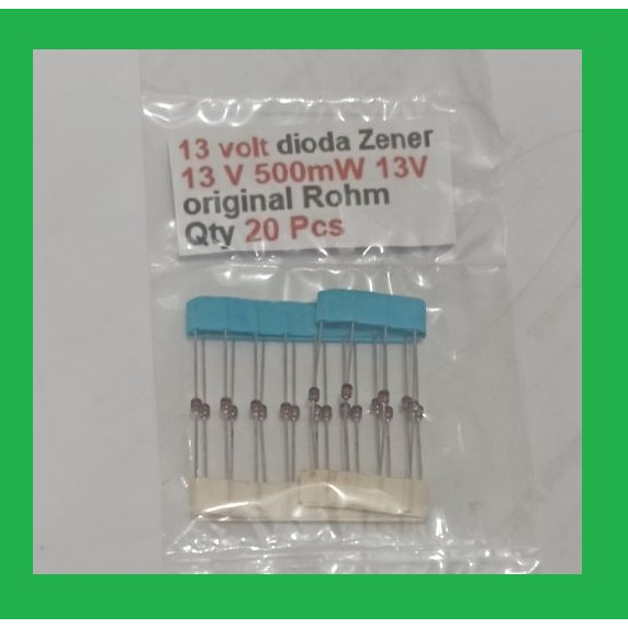 Qty 20 Pcs 13 volt dioda Zener 13 V 500mW 13V original Rohm