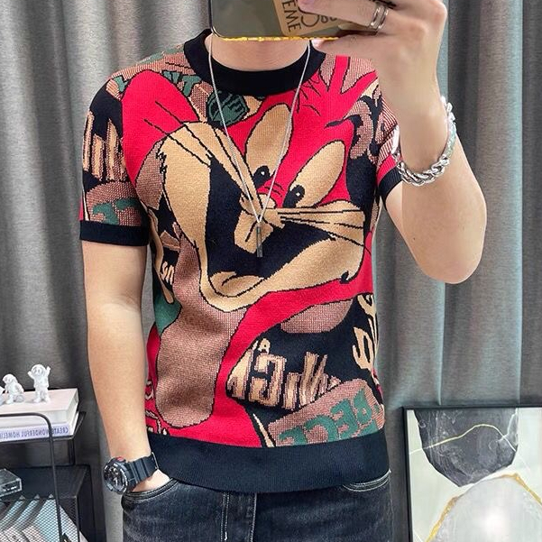 kaos sweater rajut oblong premium tebal rabiet pria
