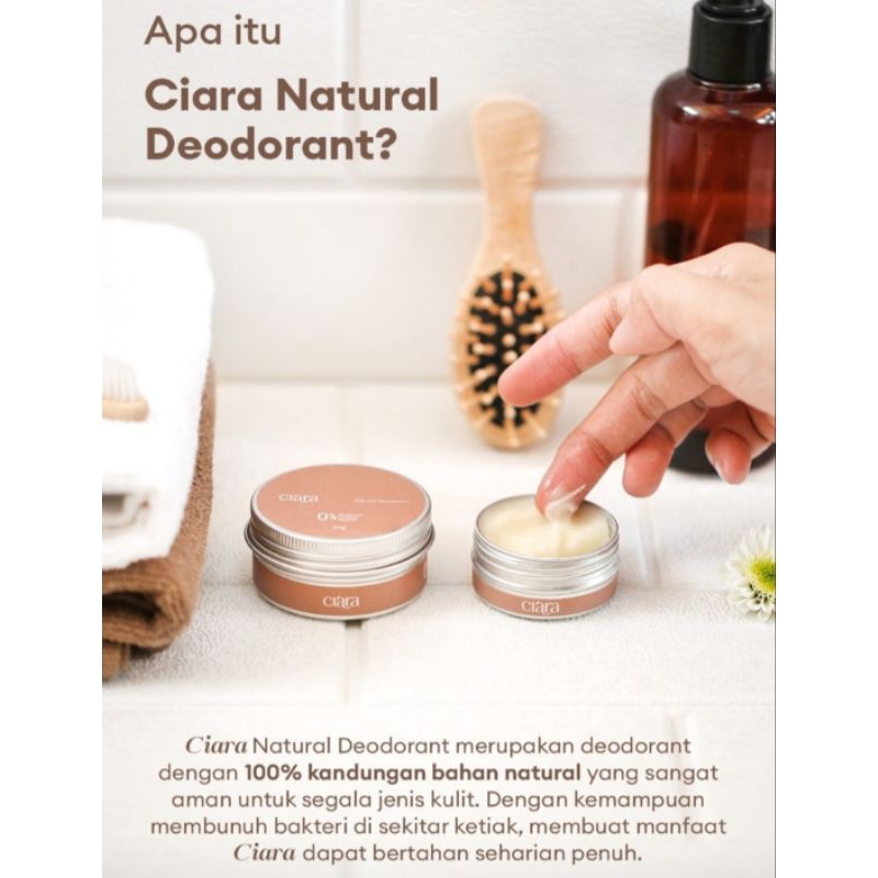 CIARA NATURAL DEODORANT