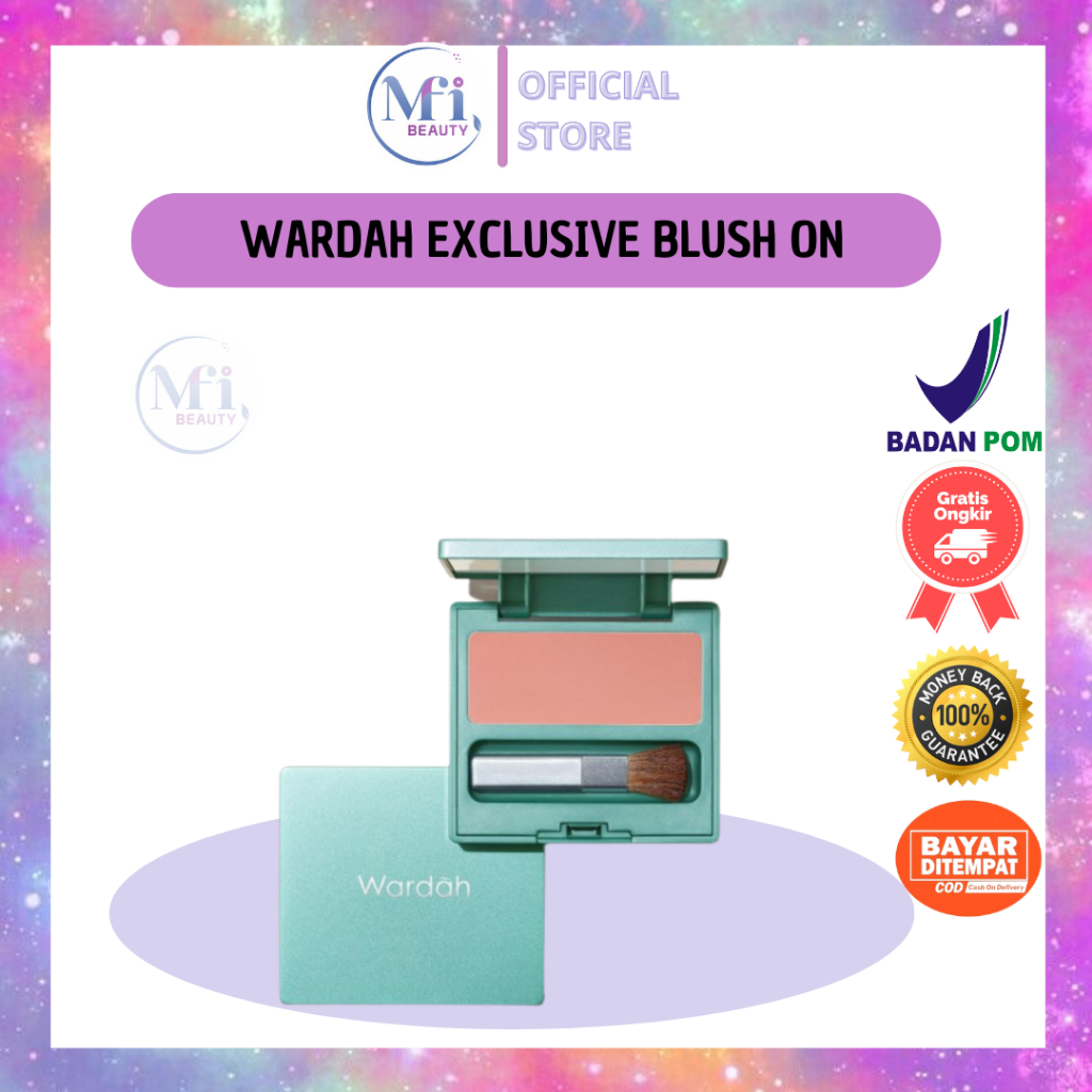 MFI - Wardah Exclusive Blush On | Netto 6,5 gr