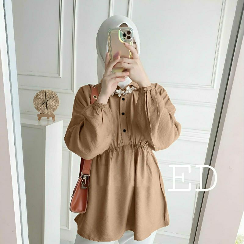 Blouse Syahnaz / New Produk / Kemeja Murah / Fashion Style/ Fashion Muslimah / Atasan Wanita Polos / Atasan Murah / Bisa Cod / Gratis Ongkir / Baju Wanita Terbaru