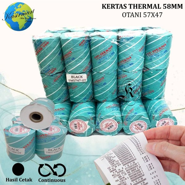 

kertas thermal merk otani 57x47