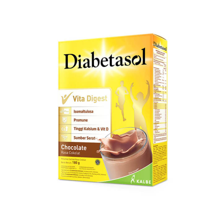 

Diabetasol Susu Chocolate Rasa Coklat 170gr