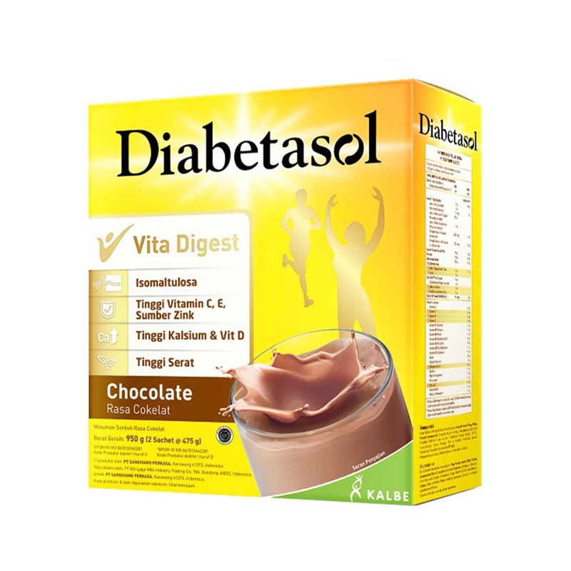 

Diabetasol Susu Chocolate Rasa Coklat 950gr