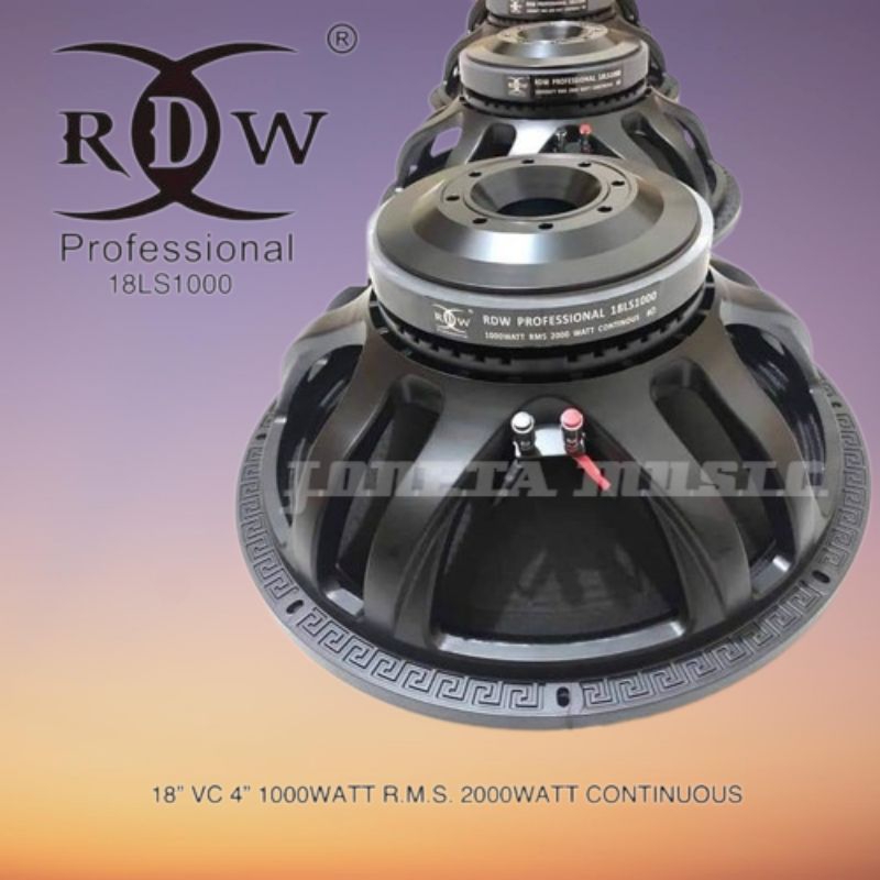 Speaker Componen RDW 18Ls1000 Original 18 LS 1000 S