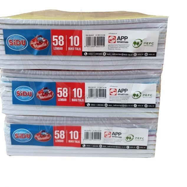 

Buku Tulis Sidu Sinar Dunia Isi 58 Lembar Perlengkapan Sekolah Dan Kantor