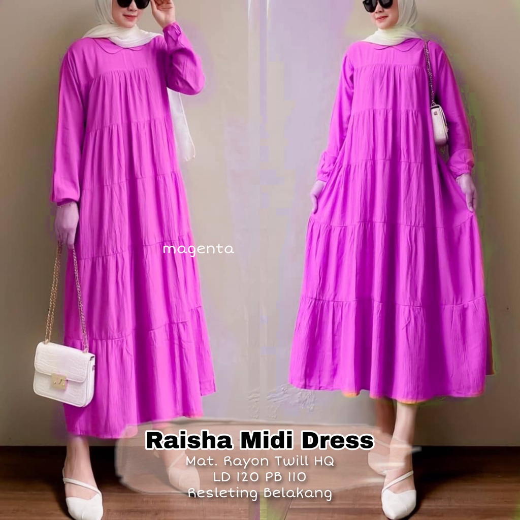 AKILA MIDI DRESS CRINCLE // MARITA MIDI DRESS WANITA