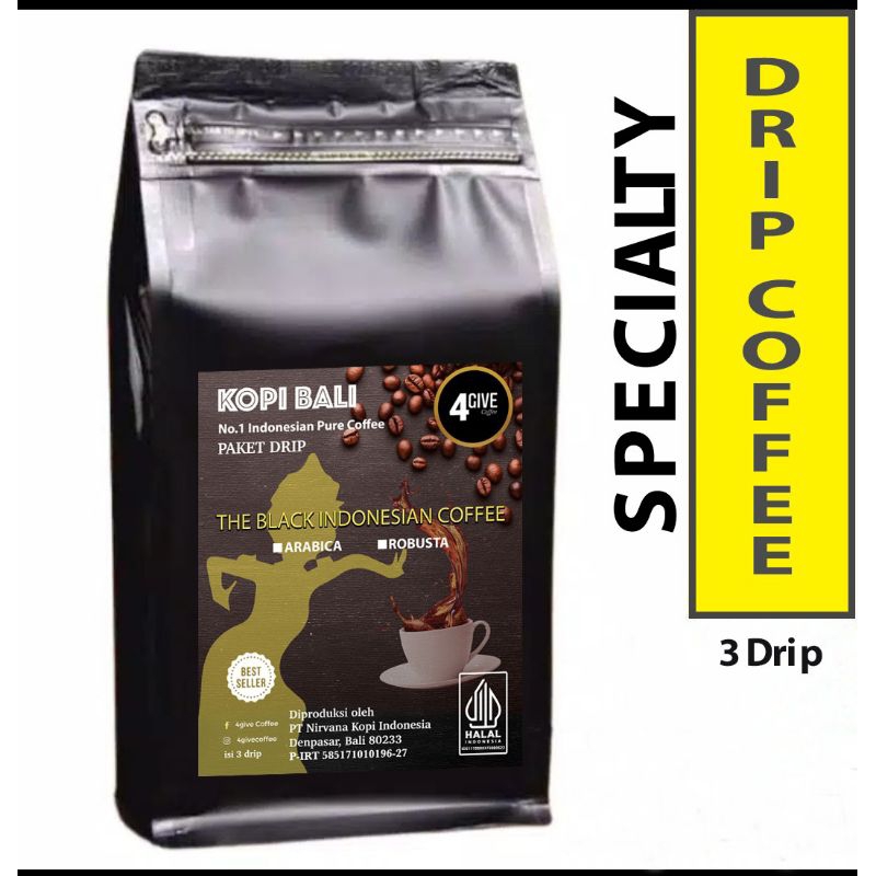 

PAKET DRIP COFFEE ARABICA - Isi 3