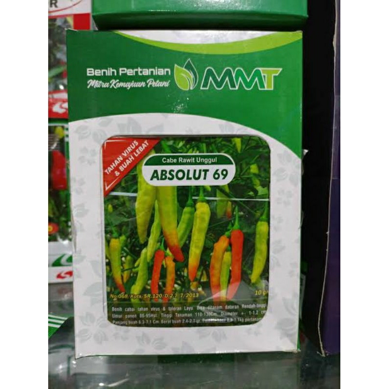 Benih cabe rawit ABSOLUT 69 - Bibit cabe ABSOLUT 69 original isi 10 gram