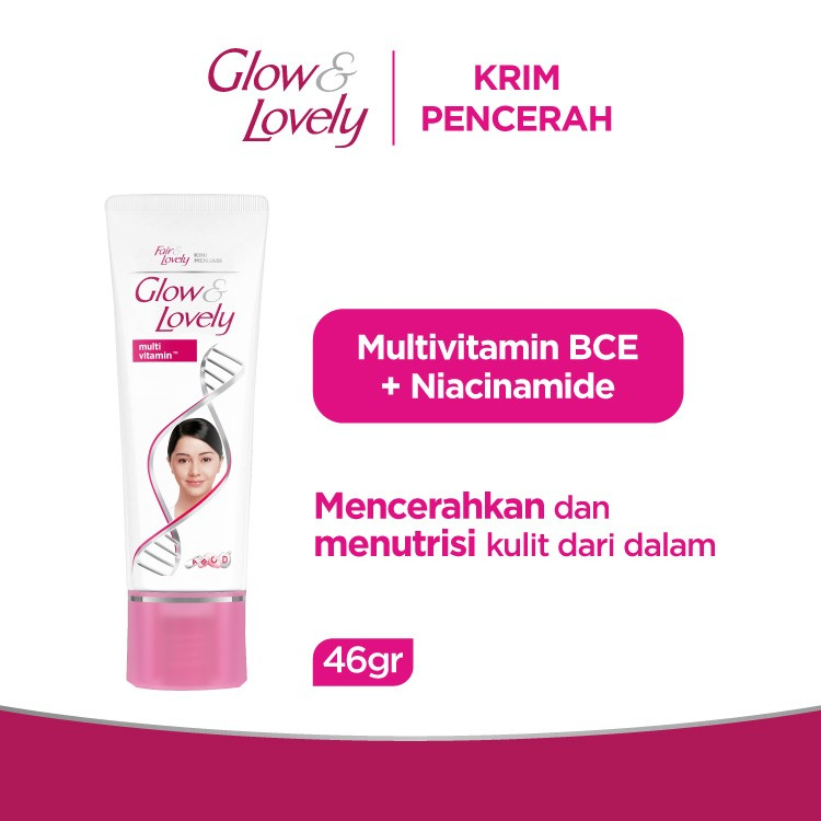 Glow &amp; Lovely Cream Wajah Multivitamin 46G - Brightening Cream