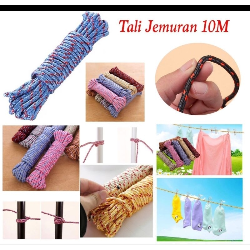 Tali Jemuran 10 Meter Tali Jemur