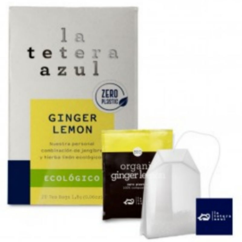 LA TETERA AZUL BIO ORGANIC TEA RELAX GINGER LEMON