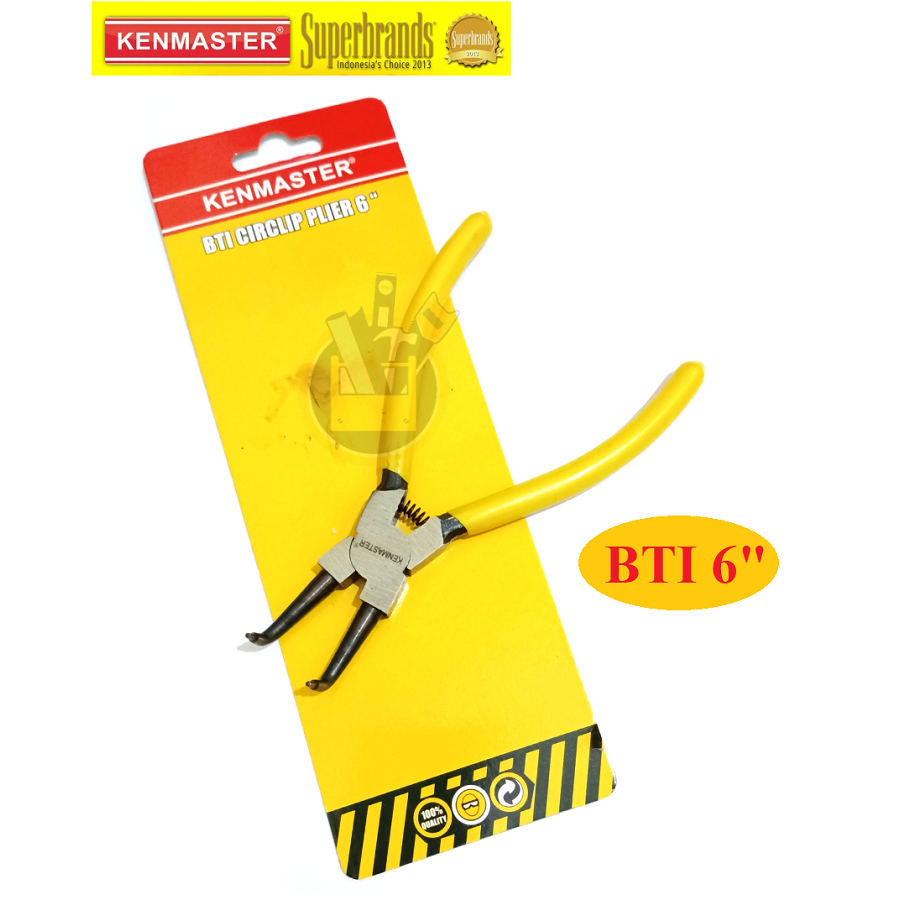 KENMASTER Tang Snap Ring 6&quot; 6 Inch BTI 6 Inch / Tang Circlip Bengkok Tekan Tutup BTI 6inch