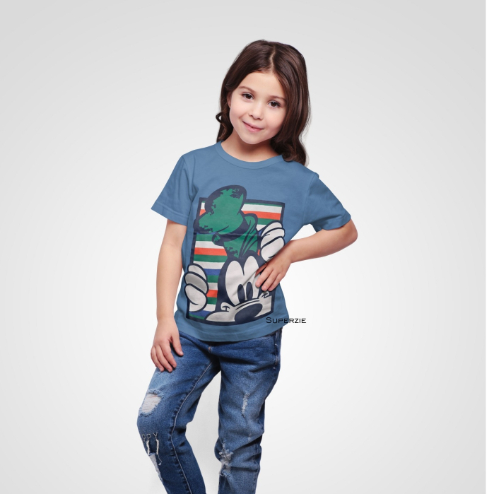 Baju anak Kartun Cowok Cewek Grosir ecer kaos Unisex Motif GOVY DENIM abadigrosir bandung