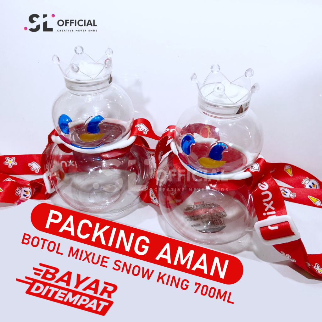 BOTOL MIXUE SNOW KING ORI 700ML / BOTOL MINUM MIXUE ORI