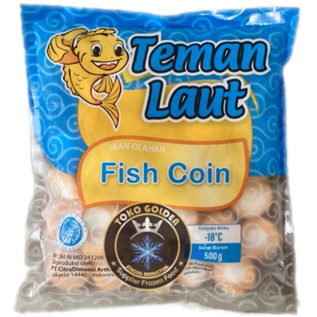 

Teman laut fish coin 500gr