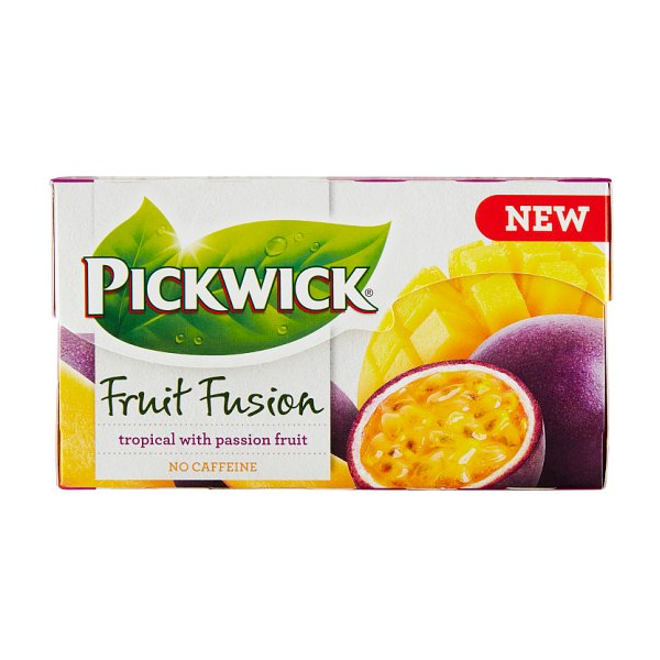 Pickwick Fruit Fusion Tropical Passion Fruit No Caffeine 20 x 1.75 Gram