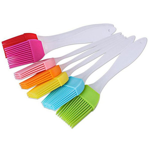 *FRAULEINCO* Kuas Silikon Oles Kue Tahan Panas / Silicone Brush Dapur Roti BBQ Cake Minyak Mentega Anti Rontok