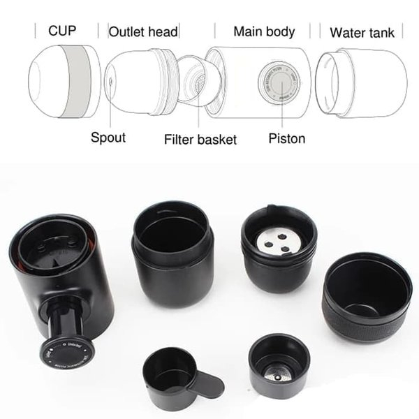 Minipresso Mini Espresso Handpresso pembuat espresso portable