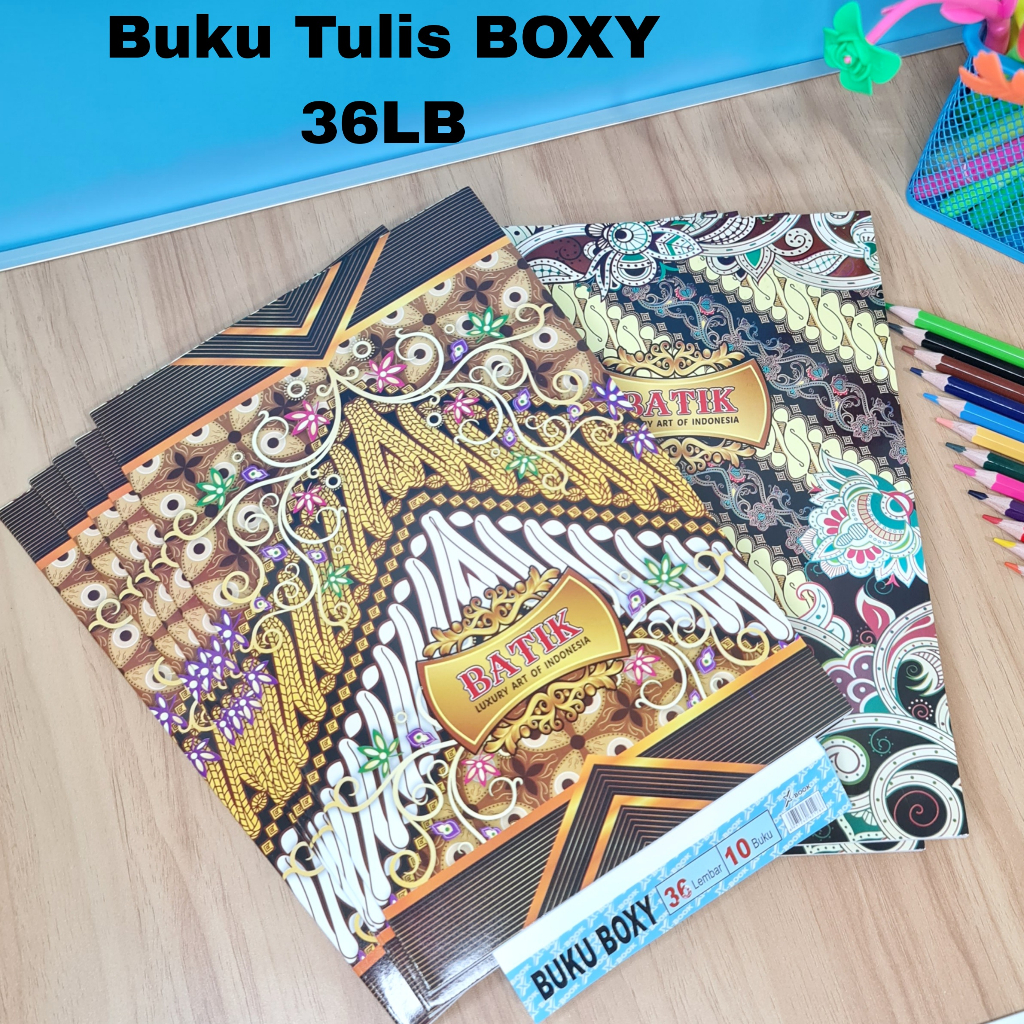 

SOS Buku Tulis X-Book BOXY/Besar/Panjang 36 Lembar (10bk) BigBoss / Buku Catatan / Buku Sekolah RB9
