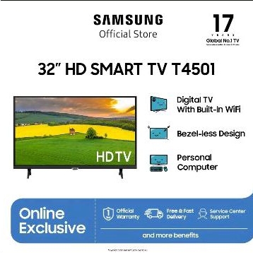 SMART TV SAMSUNG 32 INCH - UA32T4501AK