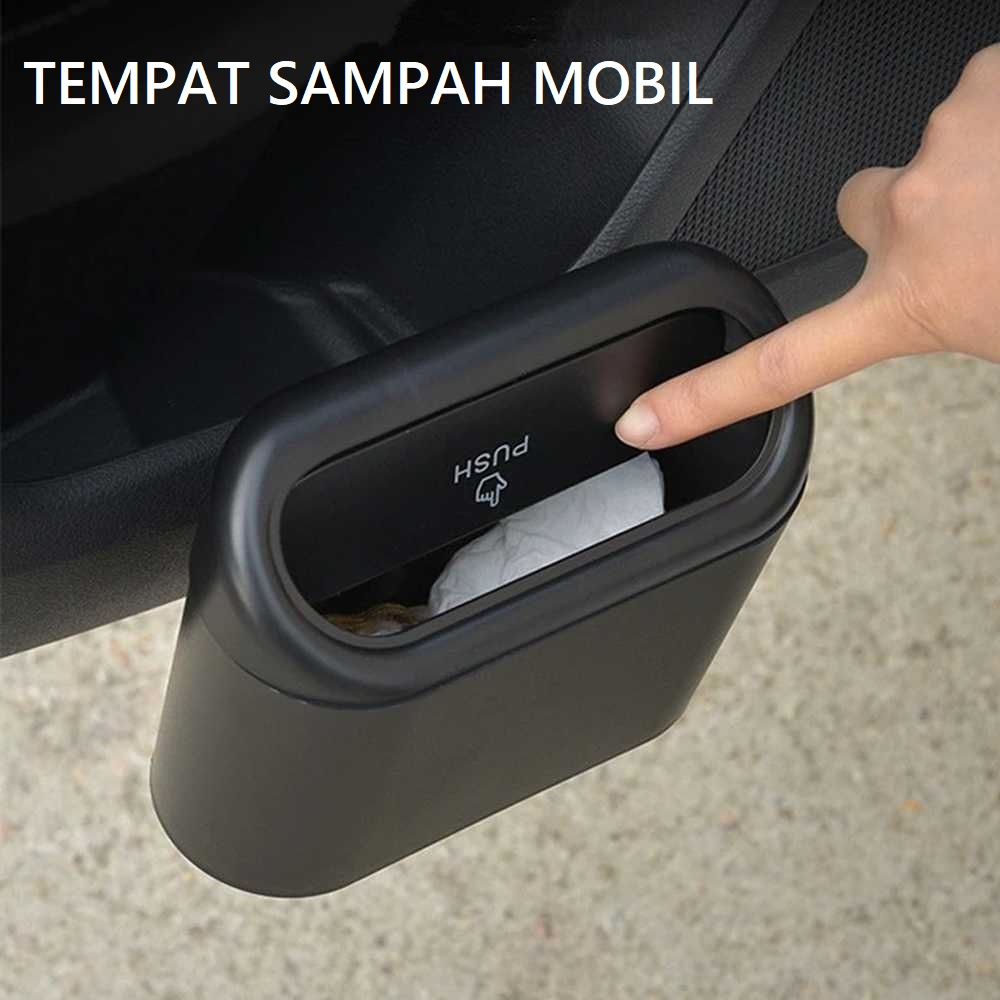 Tempat Sampah Mobil Trash Bin Pressing Type - Tong Sampah Mobil / Car