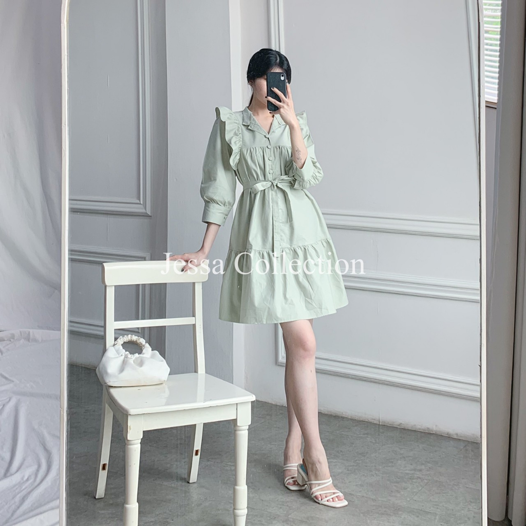 Premium Isabel Ribbon Dress TH 877 COTTON