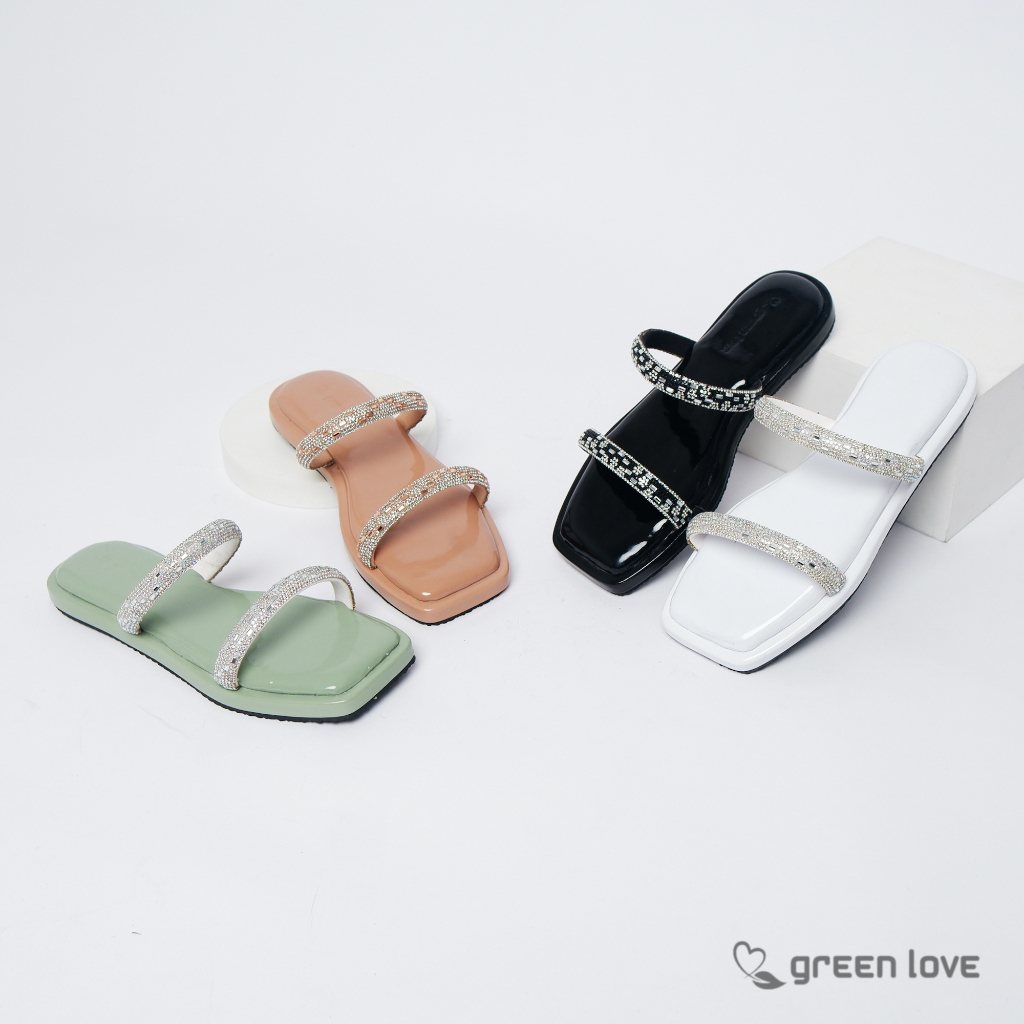 Green Love Sandal Wanita VEGAS