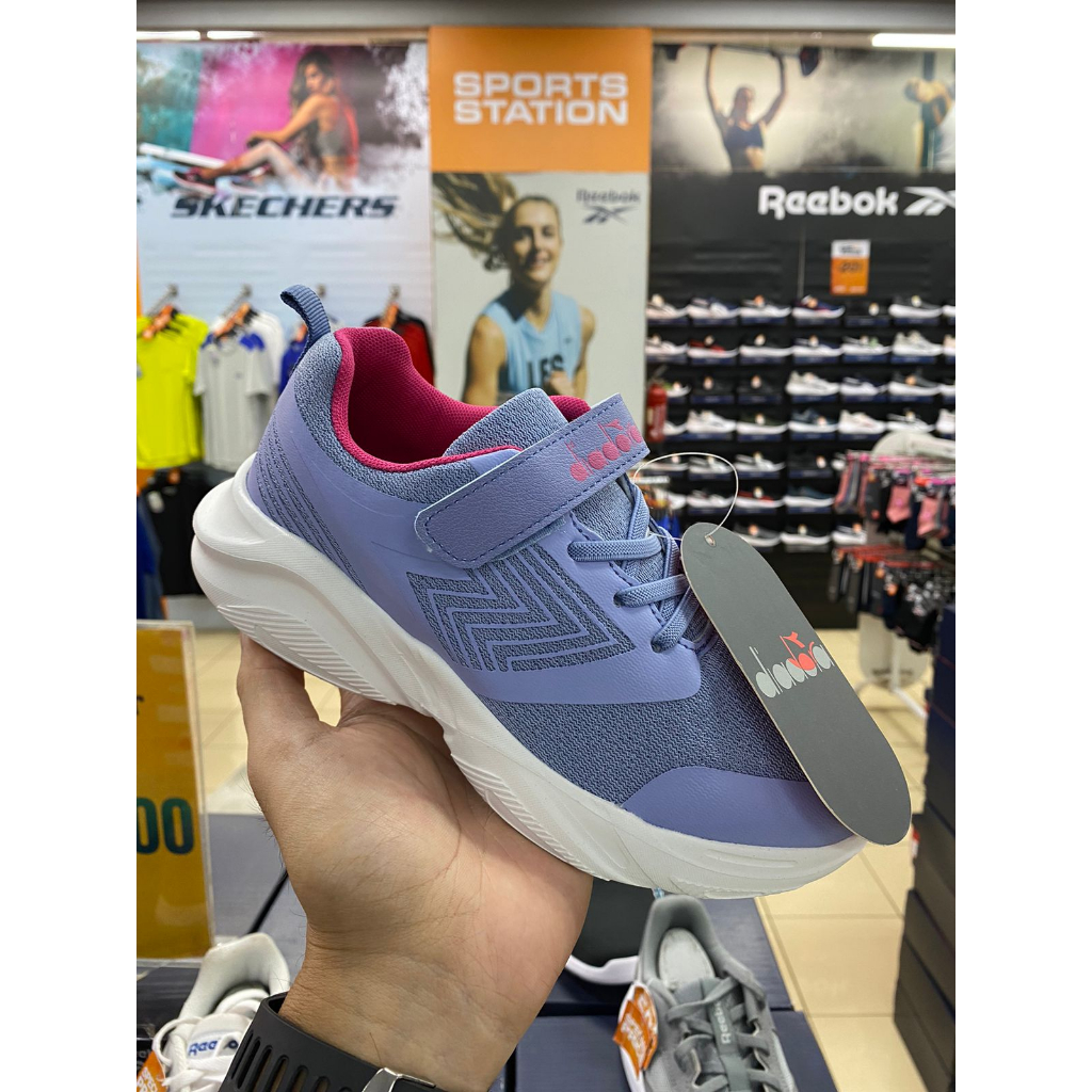 Diadora Fergal Jr Purple (Ungu) Kid's Shoes Original