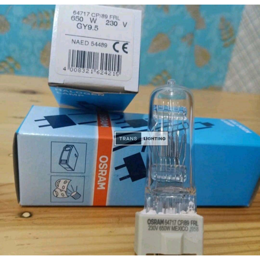 Lampu Osram CP 89 230v/240v 650w 64717