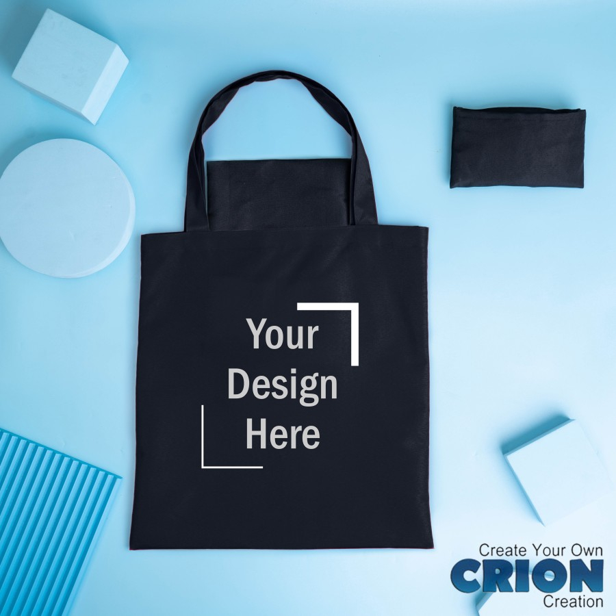 Custom Foldable Travel Totebag Tas kantong Belanja Lipat By Crion