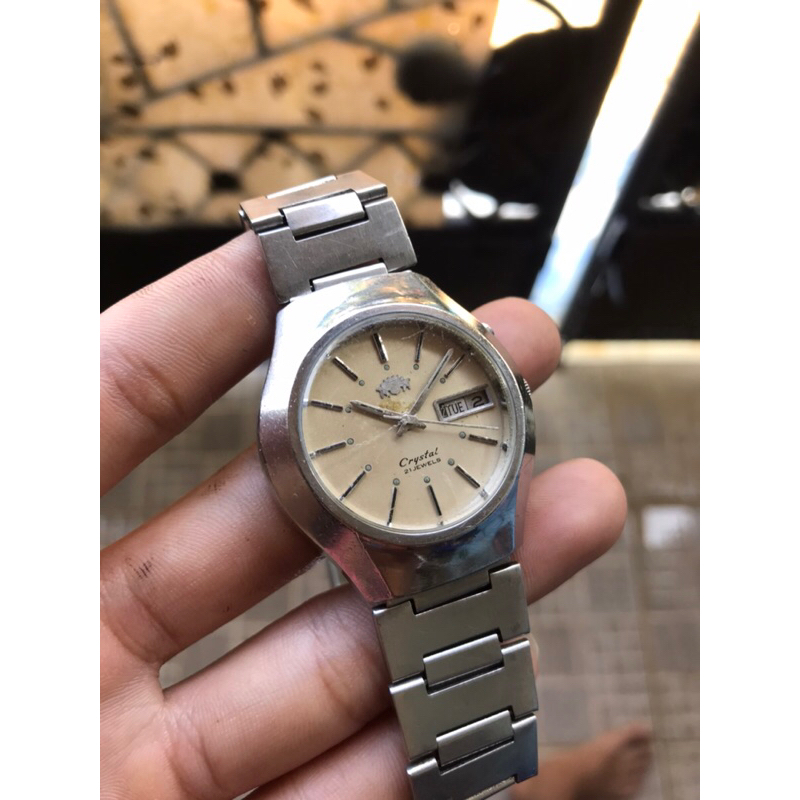 JAM TANGAN ORIENT CRYSTAL AUTOMATIC JAPAN
