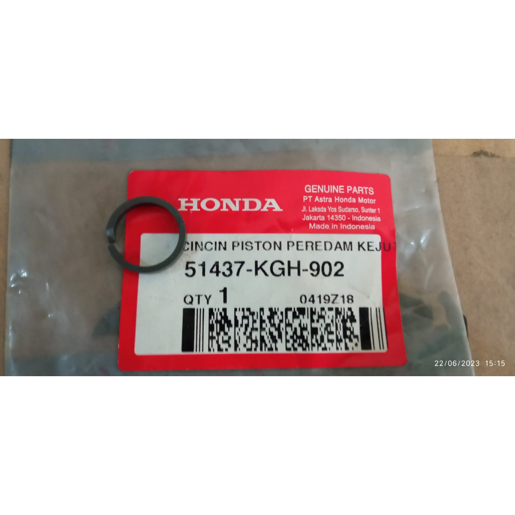 51437KGH902 RING PENGUNCI SHOCK DEPAN BEAT VARIO ASLI AHM