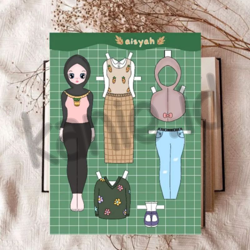 BP BPAN/BONGKAR PASANG HIJAB/HIJAB PAPERDOLL/BONGKAR PASANG KERTAS HIJAB