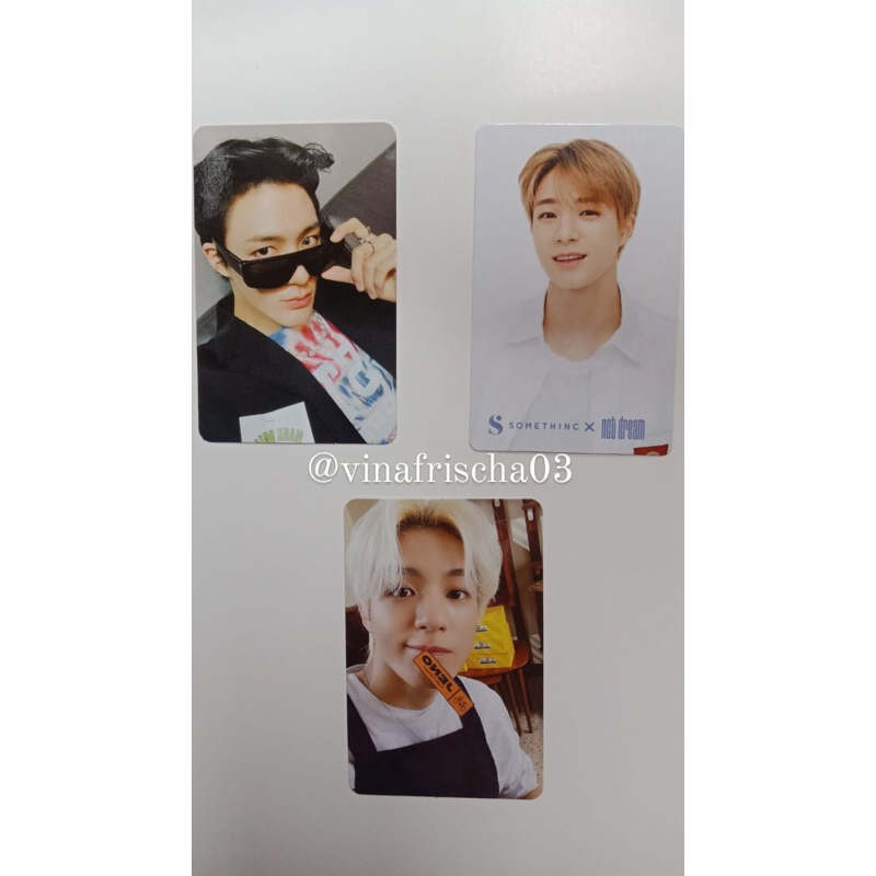 [READY STOCK] PC PHOTOCARD JENO AGENT, SOMETHING, CAFE NCT DREAM