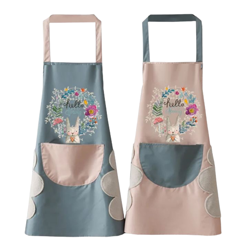 C16 Celemek Masak Apron Dapur Anti Air Minyak bisa Lap Tangan PREMIUM / KELINCI / RUSA / BEAR