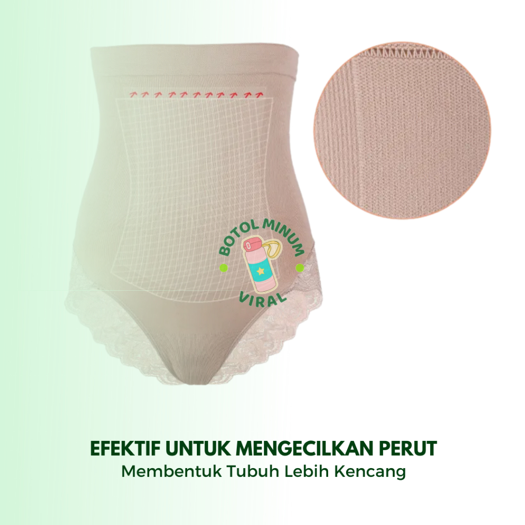 Korset Celana Pelangsing Perut Buncit Munafie Long Lace Slimming Pants