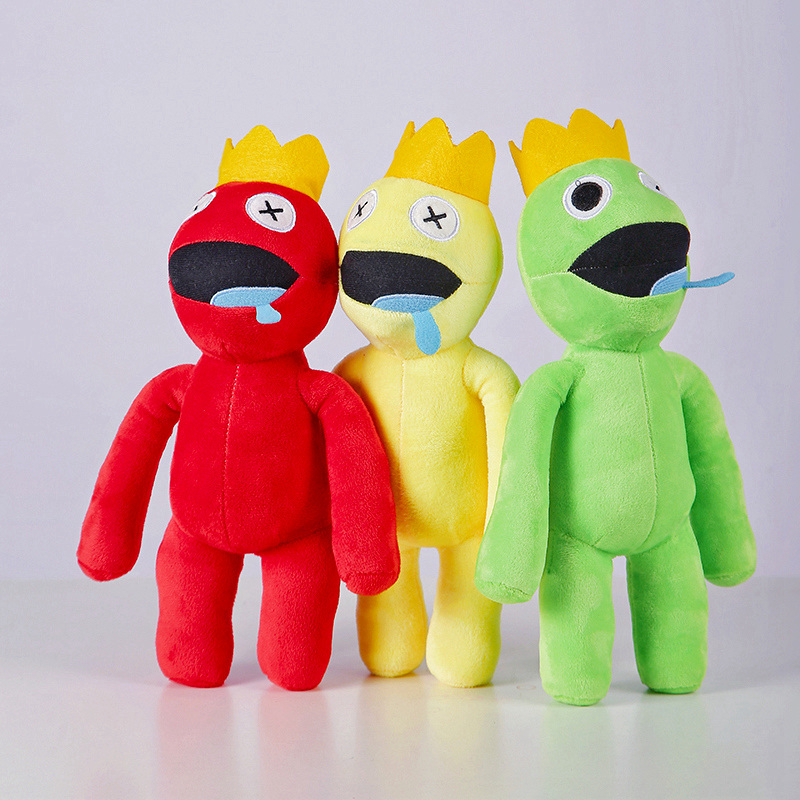 Mainan Boneka Karakter Anime Roblox Rainbow Friends Bisa Nyala Ada Lampu Led nya Lucu Imut Bahan Halus Lembut