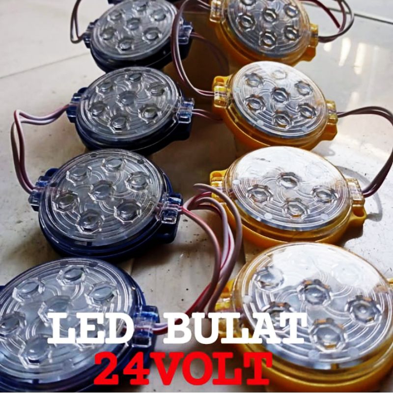 LAMPU LED BULAT 24 VOLT WATER PROOF UNTUK TRUCK BUS