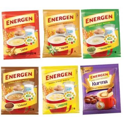 (10 PCS) ^ KYRA ^ Energen Sereal Cereal Minum Makanan Bergizi Kurma Coklat Vanilla