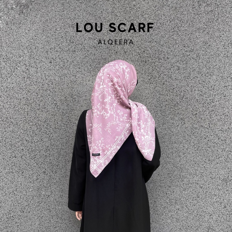 Lou Scarf | Hijab Motiv Segiempat | Alqeera