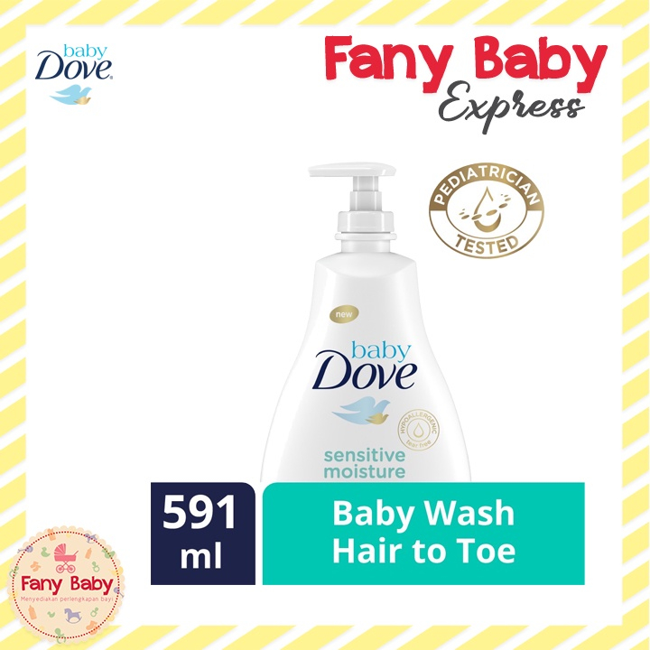 BABY DOVE HAIR TO TOE BABY WASH 591ML