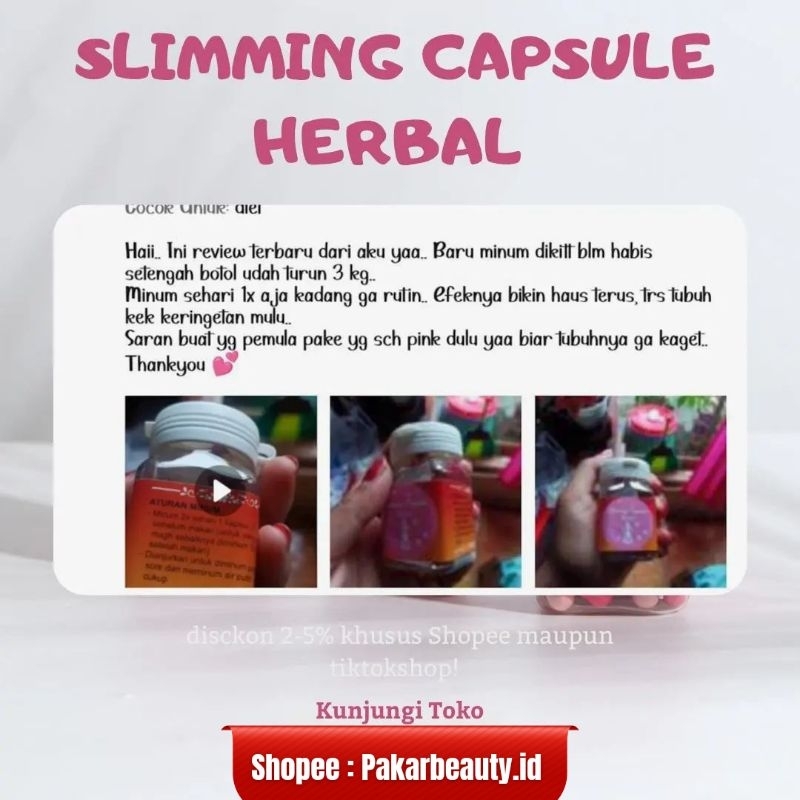 STRONG Slimming Capsule Herbal Pelangsing Diet