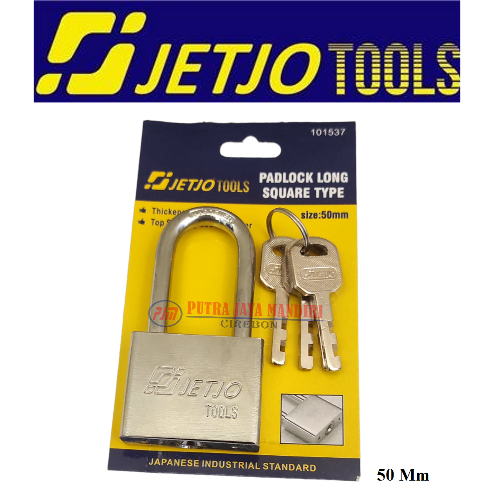 Jetjo Gembok Pagar Kotak Panjang  50 Mm Pendek 50 Mm  / Gembok Kotak Pendek 50 MM Panjang 50 Mm / Padlock Square 50 MM