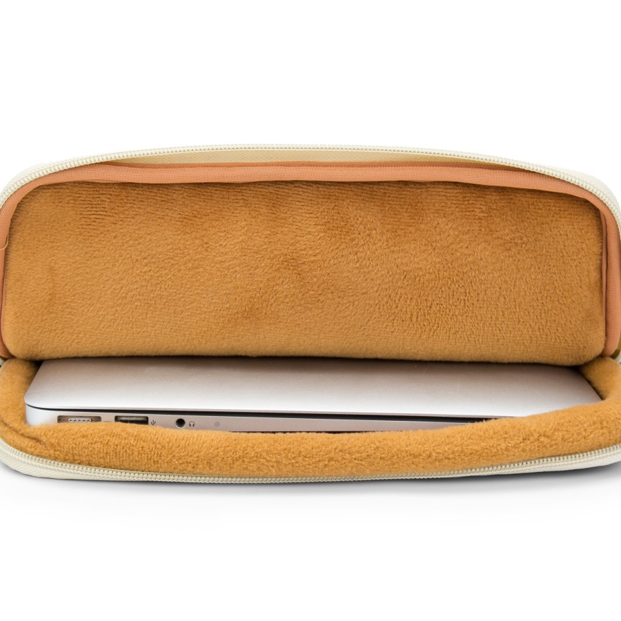 Kinmac Tas Laptop Vertical Sleeve Case Waterproff Bahan Canvas Tas Laptop 14 inch