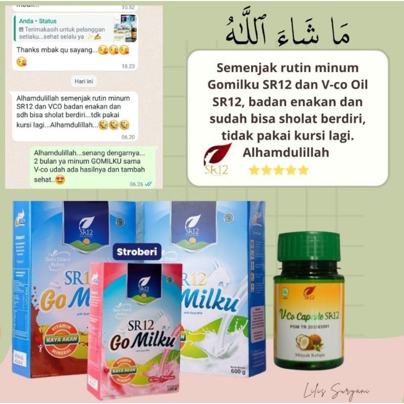 

SR12 Original - Gomilku Susu Kambing Etawa - Susu Bubuk Suplemen Kalsium untuk Tulang dan sendi