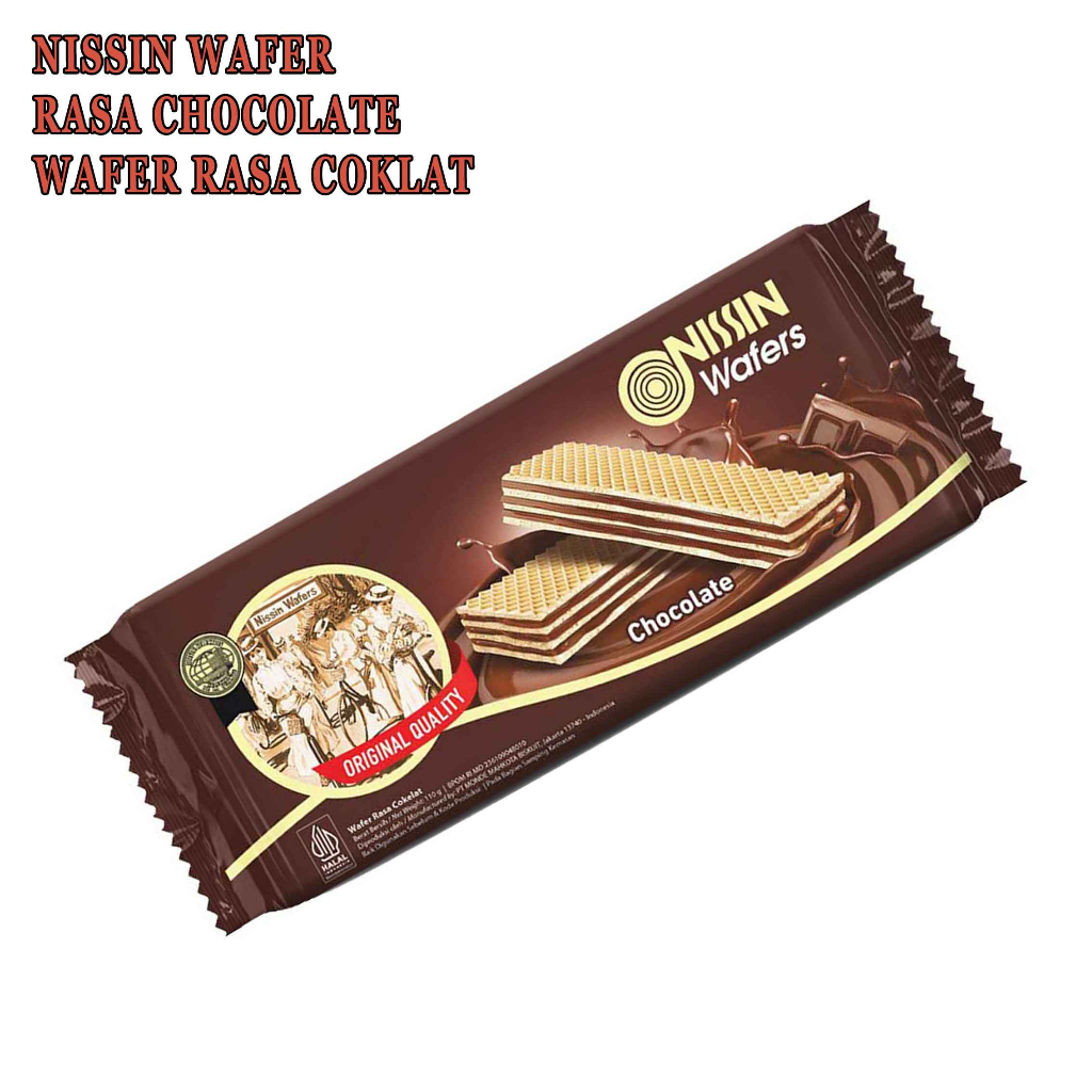 Wafer Rasa Cokelat * Nissin Wafer * Wafer Cream Choco * 110gr