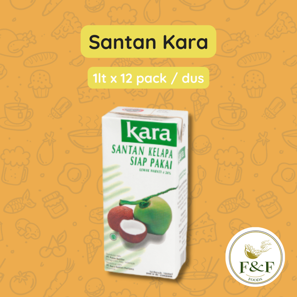 Santan Kara 1 lt | Santan Kelapa | Susu Kelapa | Santan Kemasan | Santan Kara