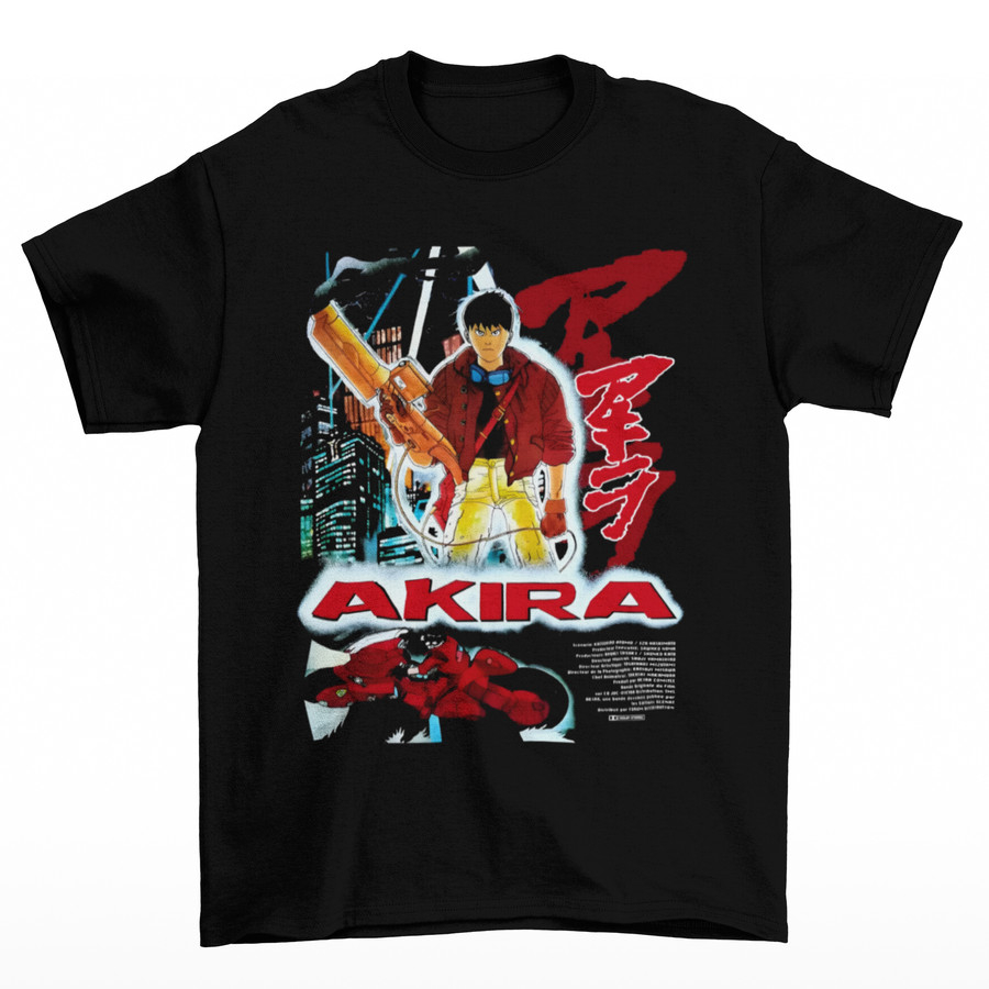 Kaos Anime Pria Tomoinc Akira Vintage Poster Tee
