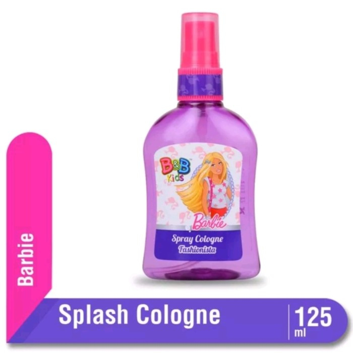 B&amp;B KIDS SPRAY COLOGNE  125ML BOTOL - BARBIE EDITION